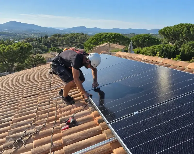 Installateur panneaux solaires Cournonterral — pose photovoltaïque sur toiture