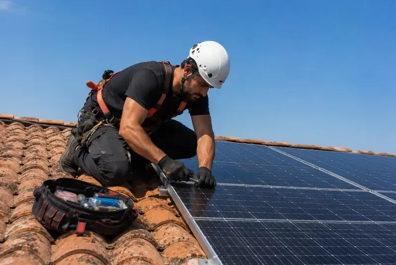 Maintenance et monitoring de panneaux solaires à Cournonterral